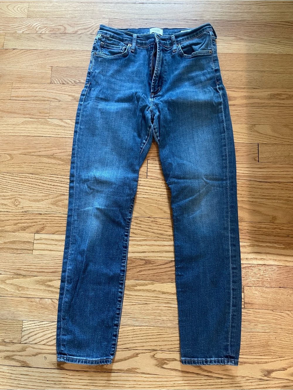 Citizens Of Humanity Women's Dark Blue Slim Straight Jeans